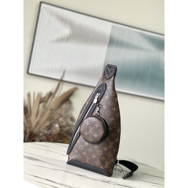 𝐋𝐎𝐔𝐈𝐒 𝐕𝐔𝐈𝐓𝐓𝐎𝐍 M30936 Presbyopia Duo Shoulder Bag Stitching