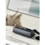 𝐋𝐎𝐔𝐈𝐒 𝐕𝐔𝐈𝐓𝐓𝐎𝐍 M30936 Black Flower Duo Shoulder Bag Stitching