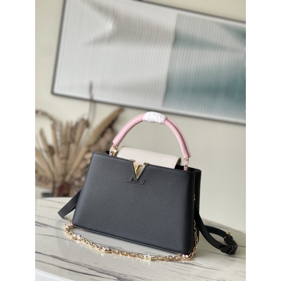 𝐋𝐎𝐔𝐈𝐒 𝐕𝐔𝐈𝐓𝐓𝐎𝐍 M22512 black color matching enamel floral chain