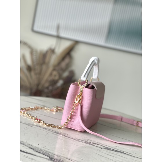 𝐋𝐎𝐔𝐈𝐒 𝐕𝐔𝐈𝐓𝐓𝐎𝐍 M22375 Pink Colorblock Enamel Flower Chain