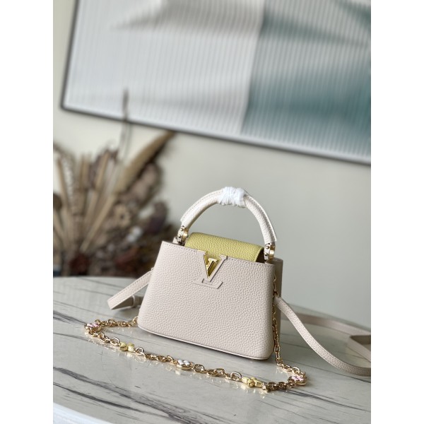 𝐋𝐎𝐔𝐈𝐒 𝐕𝐔𝐈𝐓𝐓𝐎𝐍 M20845 Yellow Colorblock Enamel Flower Chain