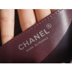 𝐂𝐇𝐀𝐍𝐄𝐋 Classic Flap Italy 🇮🇹 The 𝗚𝗥" Original Lambskin 🐑 Classic Mouth Flap Bag Silver Buckle Black Square Fat 🔆