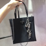 𝐏𝐑𝐀𝐃𝐀 Lightning Rhinestone Hand Carry