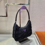 𝐏𝐑𝐀𝐃𝐀 nylon crinkle Hobo underarm bag