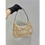 𝐏𝐑𝐀𝐃𝐀 nylon crinkle Hobo underarm bag