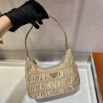 𝐏𝐑𝐀𝐃𝐀 nylon crinkle Hobo underarm bag