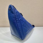 𝐏𝐑𝐀𝐃𝐀 Full leather large triangle bag 2VY007