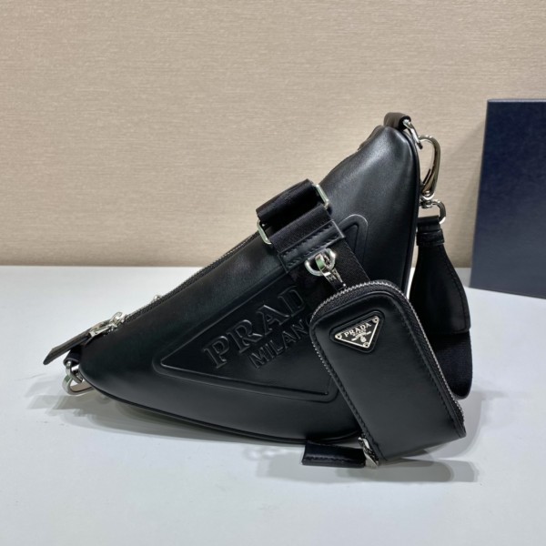 𝐏𝐑𝐀𝐃𝐀 Triangle Crossbody Bag 1BH190