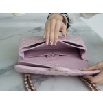 𝐂𝐇𝐀𝐍𝐄𝐋 Classic Flap France 🇫🇷 𝐇𝐇 𝐚𝐚𝐬 Original Caviar 🐂 Washed Tire Ox Medium 🐘Cherry Blossom Powder