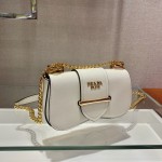 𝐏𝐑𝐀𝐃𝐀 Sidonie Saffiano leather handbag