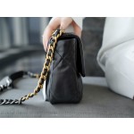 𝗖𝗛𝗔𝗡𝗘𝗟 ❶❾ 𝗕𝗔𝗚 Original lambskin series ❥ Genuine leather ❥ Medium ❥ Classic black