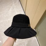[Dior Dior] 2023 spring and summer style simple splicing sunset fisherman hat