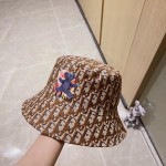 [DIOR Dior] 2023 spring and summer classic old flower fisherman hat