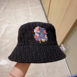 [DIOR Dior] 2023 spring and summer classic old flower fisherman hat
