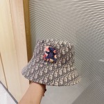 [DIOR Dior] 2023 spring and summer classic old flower fisherman hat