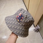 [DIOR Dior] 2023 spring and summer classic old flower fisherman hat