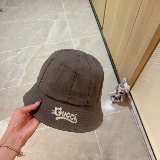 [Gucci Gucci] 2023 new dome playful bucket hat fisherman hat