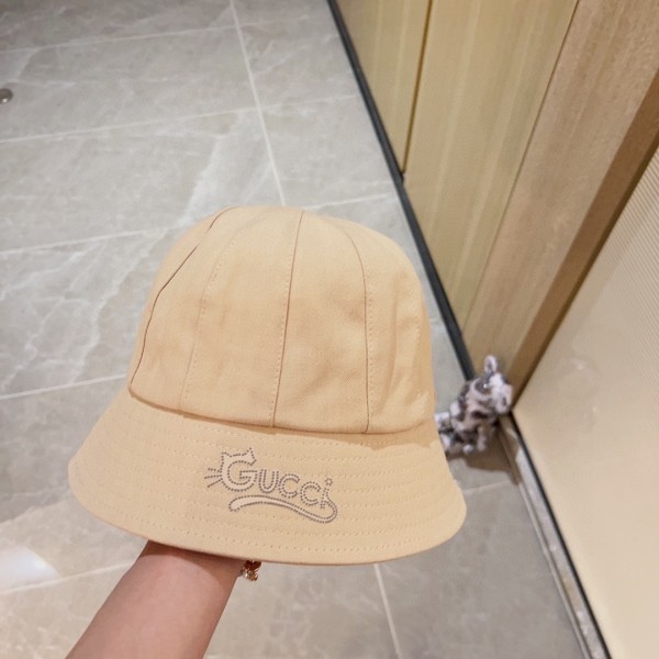 [Gucci Gucci] 2023 new dome playful bucket hat fisherman hat