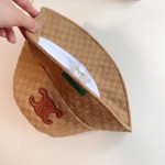 CELINE 2023 new Arc de Triomphe fisherman hat bucket hat