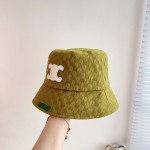 CELINE 2023 new Arc de Triomphe fisherman hat bucket hat