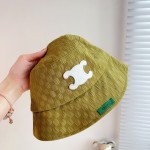 CELINE 2023 new Arc de Triomphe fisherman hat bucket hat