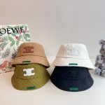 CELINE 2023 new Arc de Triomphe fisherman hat bucket hat