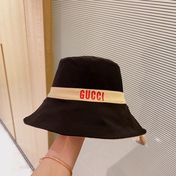 [Gucci Gucci] 2023 new deer double-sided fisherman hat
