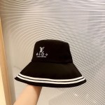 【LV】2023 New Color Matching Edge Big Brim Fisherman Hat