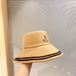 【LV】2023 New Color Matching Edge Big Brim Fisherman Hat