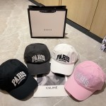 [Balenciaga] 2023 new style embroidered baseball cap