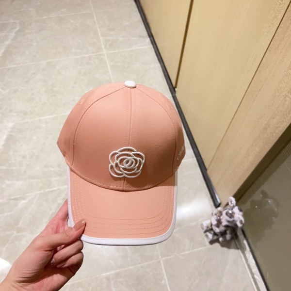 [CHANEL Chanel] 2023 new style embroidered baseball cap