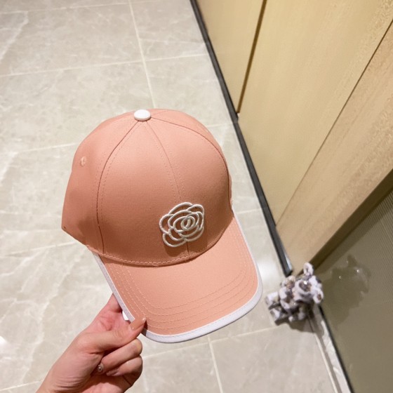 [CHANEL Chanel] 2023 new style embroidered baseball cap