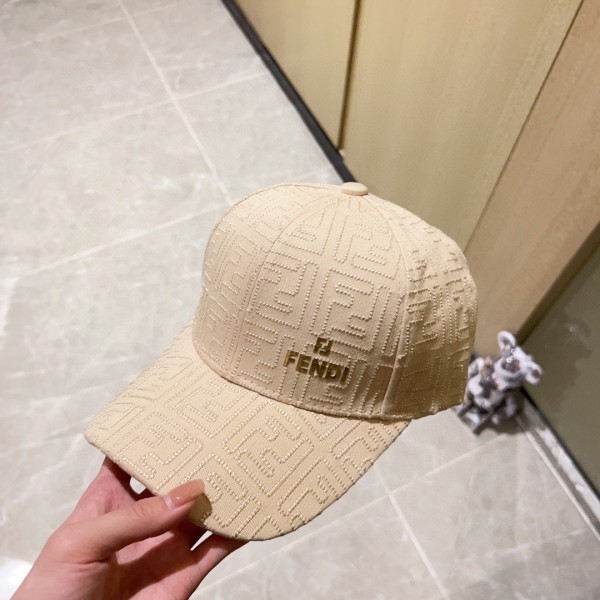 [Fendi] 2023 New Embroidered Simple Baseball Cap
