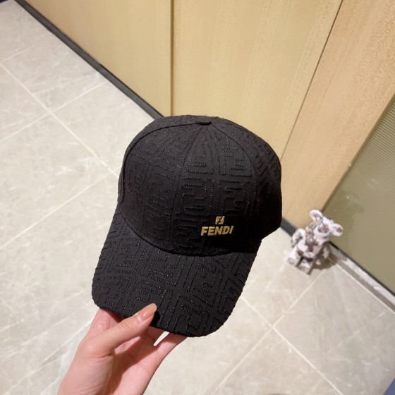 [Fendi] 2023 New Embroidered Simple Baseball Cap