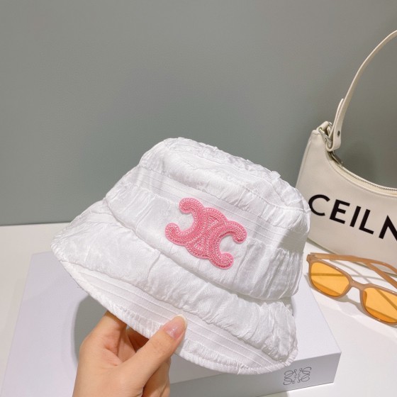 [Celine Celine] 2023 new pleated fisherman hat