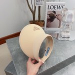 [PRADA Prada] 2023 summer new ice silk sun visor empty top hat