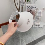 [PRADA Prada] 2023 summer new ice silk sun visor empty top hat