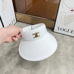 [Celine Celine] 2023 summer new ice silk sun visor empty top hat