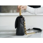 𝗖𝗛𝗔𝗡𝗘𝗟 ❶❾ 𝗕𝗔𝗚 Original Sheepskin Series ❥ Genuine Leather ❥ Small ❥ Classic Black