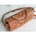 𝗖𝗛𝗔𝗡𝗘𝗟 ❶❾ 𝗕𝗔𝗚 Original lambskin series ❥ Genuine leather ❥ Small ❥ Caramel ʚ 🧸ྀི ɞ✩‧₊˚