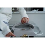 𝗖𝗛𝗔𝗡𝗘𝗟 ❶❾ 𝗕𝗔𝗚 Original Lambskin Series ❥ Genuine Leather ❥ Small ❥ Light Grey 🐘