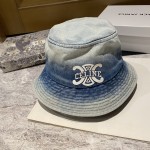 [Loewe Luo Yiwei] 2023 new denim old fisherman hat