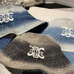 [Loewe Luo Yiwei] 2023 new denim old fisherman hat