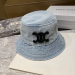 [CELINE Celine] 2023 new denim made of old fisherman hat