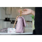 𝗖𝗛𝗔𝗡𝗘𝗟 ❶❾ 𝗕𝗔𝗚 Original lambskin series ❥ Genuine leather ❥ Small ❥ New color light pink for spring/summer 2021