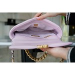 𝗖𝗛𝗔𝗡𝗘𝗟 ❶❾ 𝗕𝗔𝗚 Original lambskin series ❥ Genuine leather ❥ Small ❥ New color light pink for spring/summer 2021