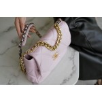 𝗖𝗛𝗔𝗡𝗘𝗟 ❶❾ 𝗕𝗔𝗚 Original lambskin series ❥ Genuine leather ❥ Medium ❥ New spring/summer color ☻ Cherry blossom pink