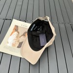 prada classic triangle logo baseball cap