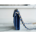 𝗖𝗛𝗔𝗡𝗘𝗟 𝑾𝒐𝒄 Fat Choi bag Original denim denim fabric 𝟮𝟮𝗣 Denim 19woc