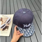 Dior new embroidered letters canvas baseball cap head circumference: 57cm
